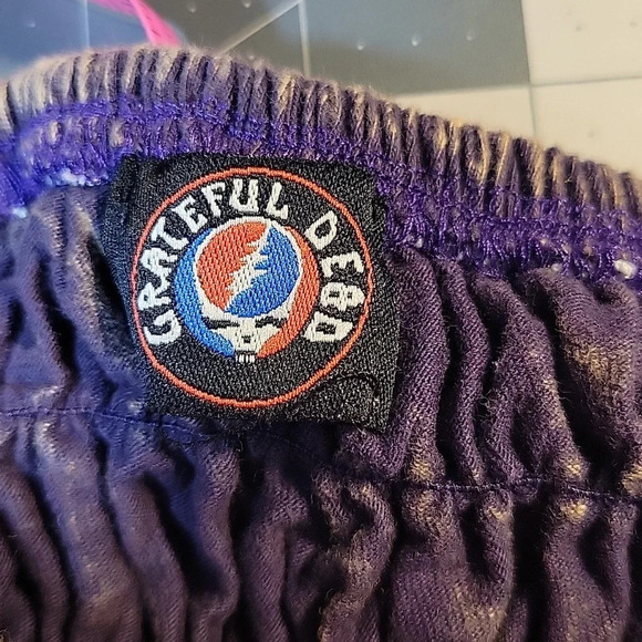 GRATEFUL DEAD Open Back Skull Graphic Blue Shirt Chest 32 in. Length 21.5 in - Picture 9 of 9